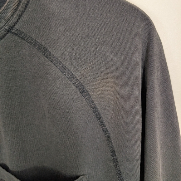 Carhartt Dark Gray Crewneck Cotton Long Sleeve Tee Shirt - Picture 5 of 10
